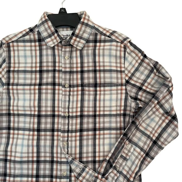 Mens Plaid Shirt Size S Long Sleeve Button-Down Cotton by Goodfellow and Co - Picture 1 of 7
